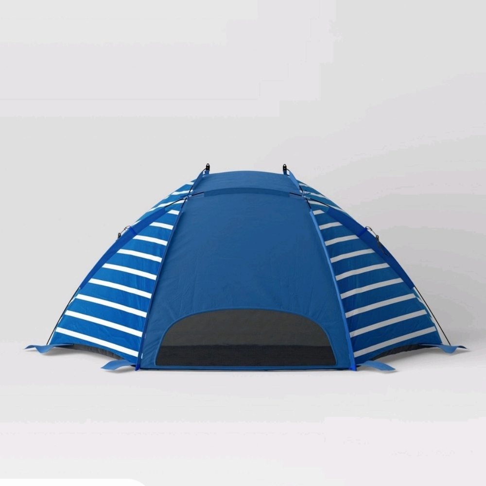 NWT! SUN SQUAD Pop Up Umbrella/Shelter Blue